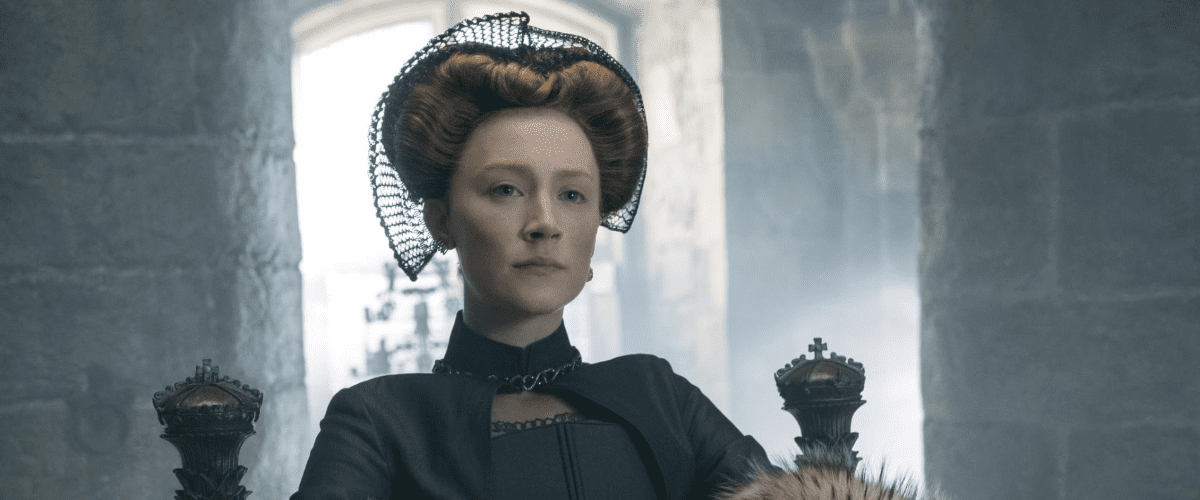 Saoirse Ronan captures Mary Stuart in Josie Rourke's historical drama Mary Queen of Scots (2018).