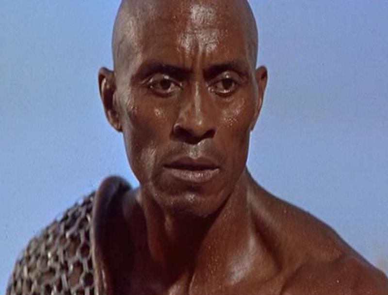 A black man