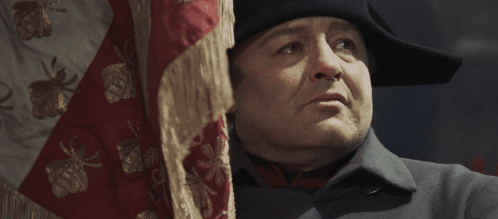 Rod Steiger as Emperor Napoleon in Sergei Bondarchuk’s sweeping historical epic Waterloo (1970).