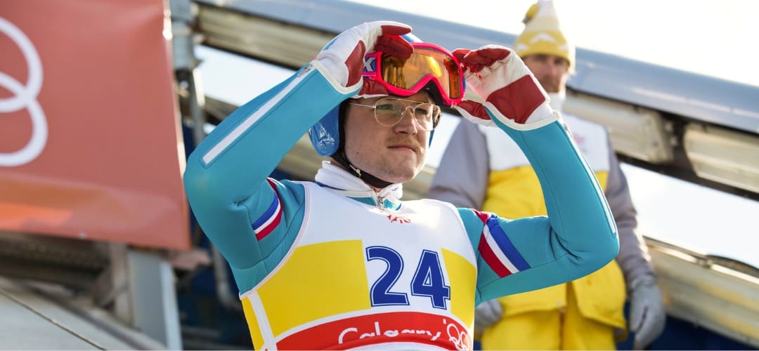 “They were saying that I took the sport of Ski jumping from Page 58 down to Page One” The Remarkable True Story of Eddie the Eagle.