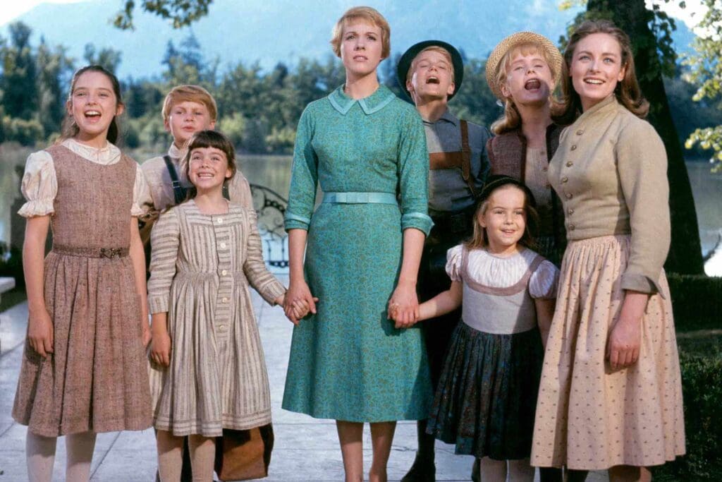 Julie Andrews as 'Maria' in 'The Sound of Music.'