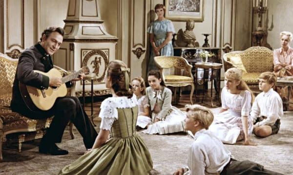 Christopher Plummer playing Edelweiss in the 'SOUND OF MUSIC'